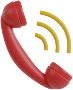 image of a red phone icon